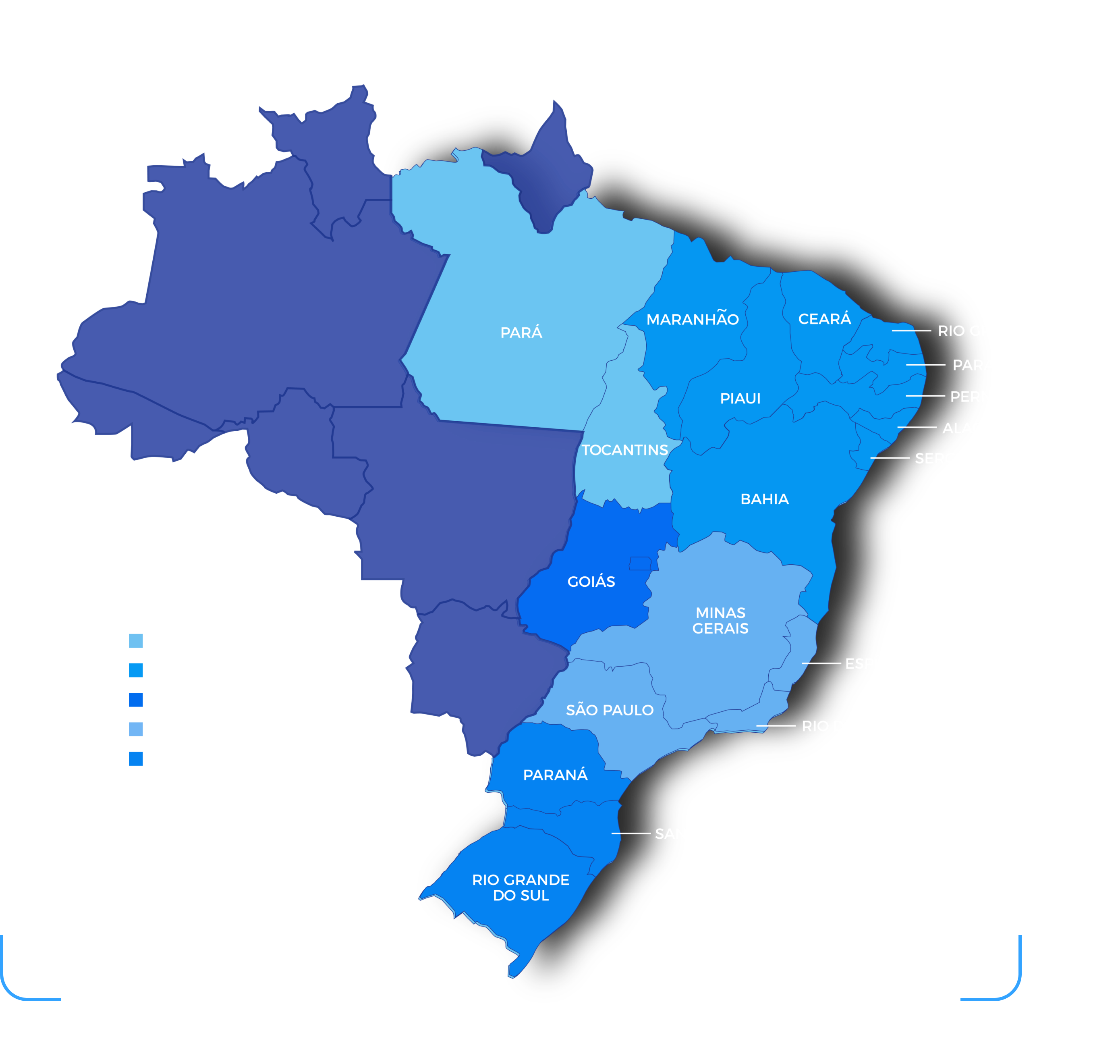 imagem do mapa de Brasil